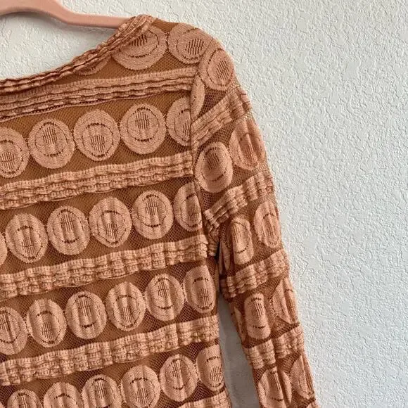 Sundance Willow Lace dress 3/4 sleeve midi dress size medium - Picture 8 of 14